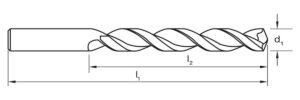 D163 Jobber Drill Drawing