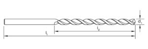 D171 Long Series Drill Drawing